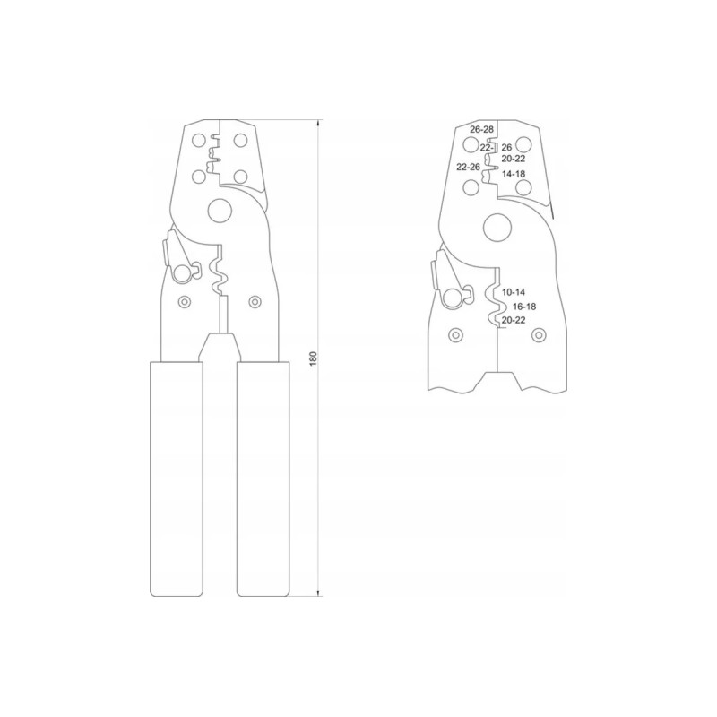 Инструмент для обжима и зачистки проводов  YATO YT-2256