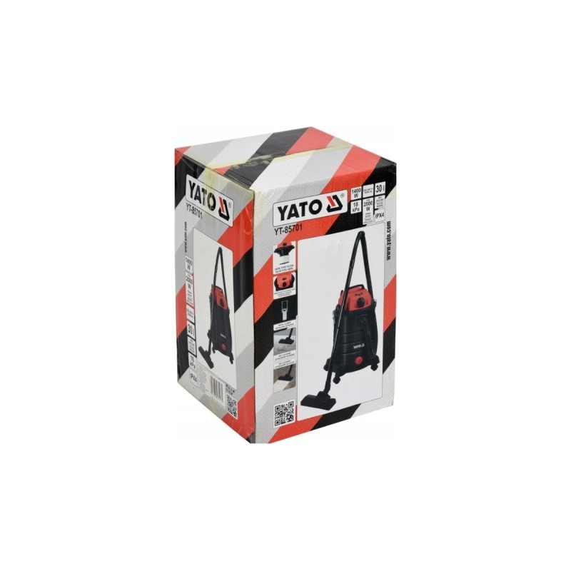 Пылесос промышленный 30л, 1400Вт  YATO YT-85701