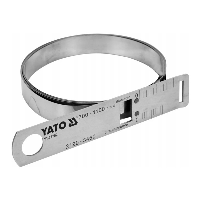 Циркометр для измерения длины окружности и диаметра YATO YT-71702