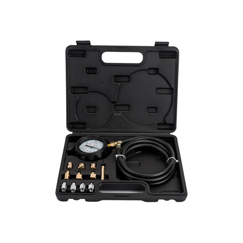 Тестер давления масла с адаптерами 0-500 PSI/0-35 бар набор 12 предметов YATO YT-73030