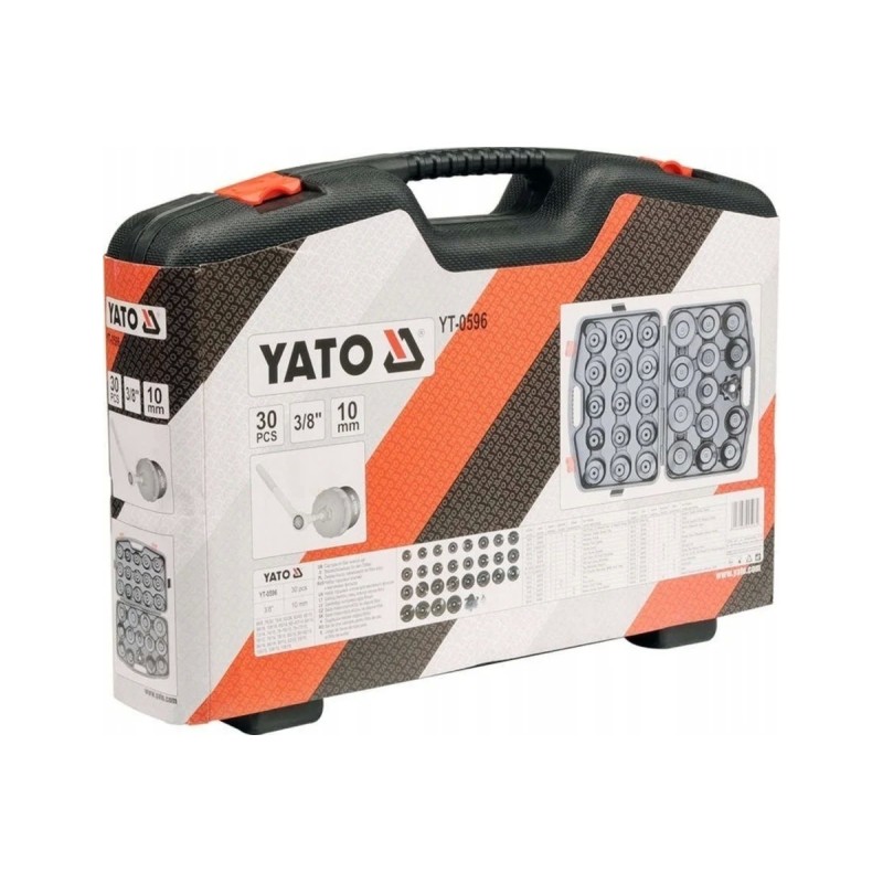 Набор съемников масляного фильтра (крышки)  YATO YT-0596