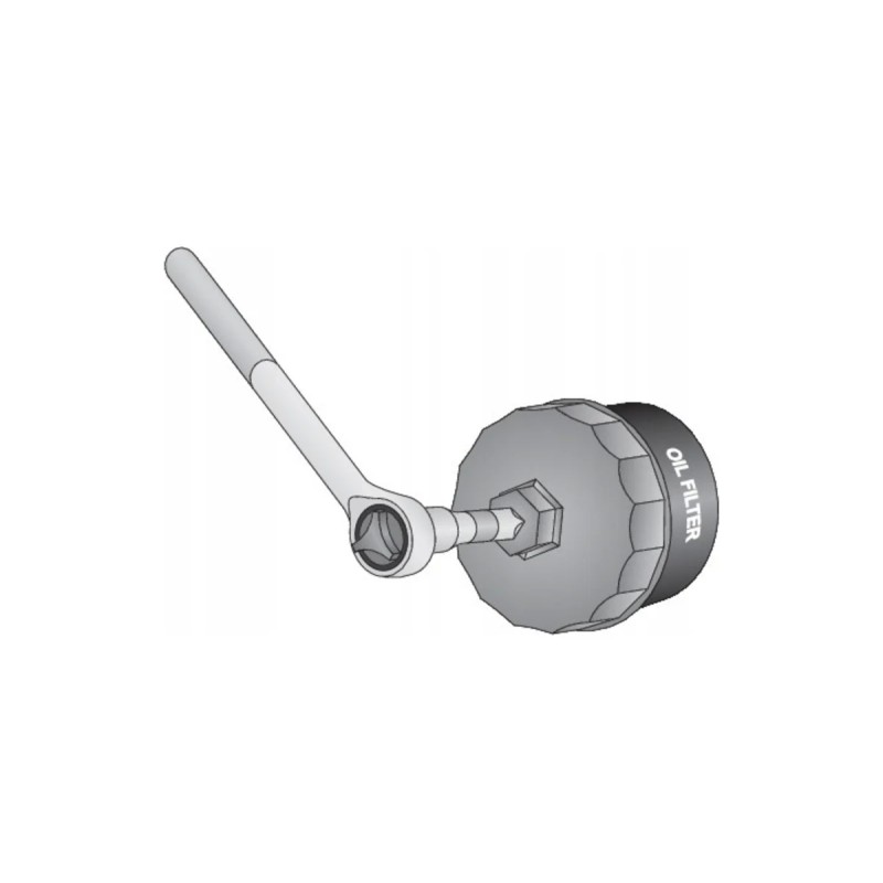 Набор съемников масляного фильтра (крышки)  YATO YT-0596