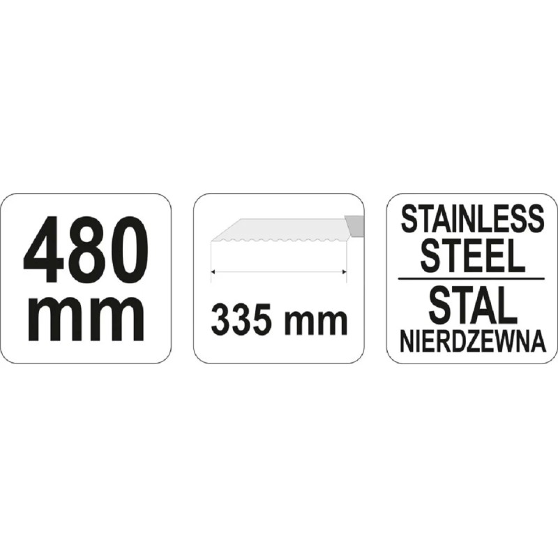 Нож для резки строительной изоляции 480мм YATO YT-7624