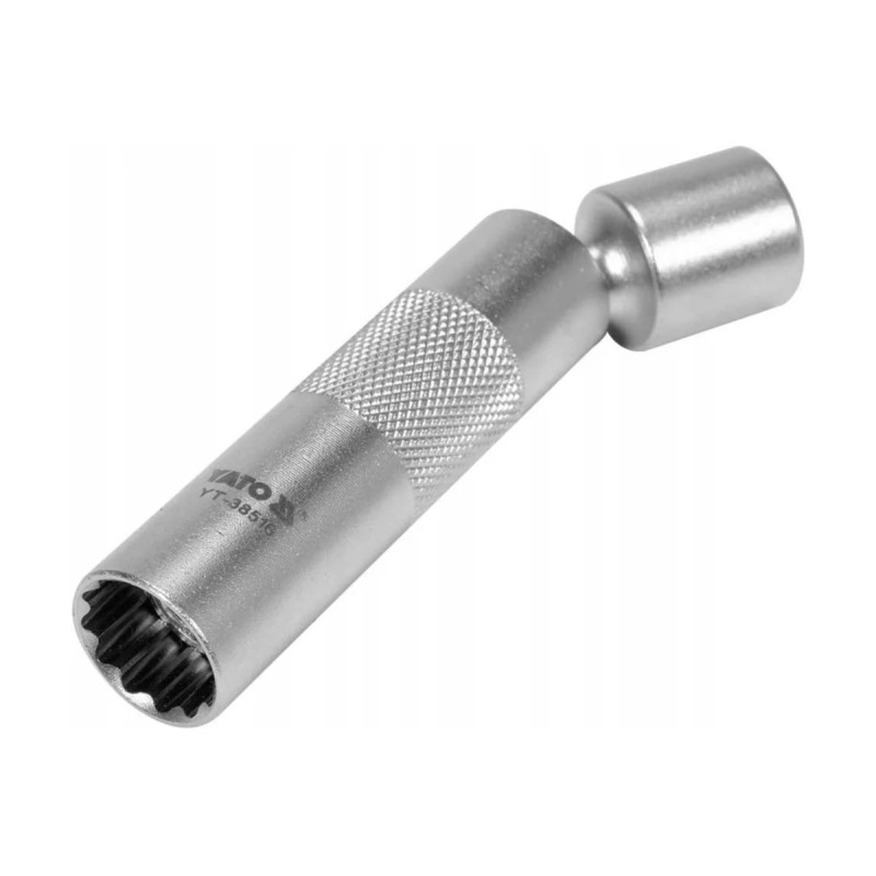 Головка с шарниром для свечей зажигания 14мм 3/8" YATO YT-38516