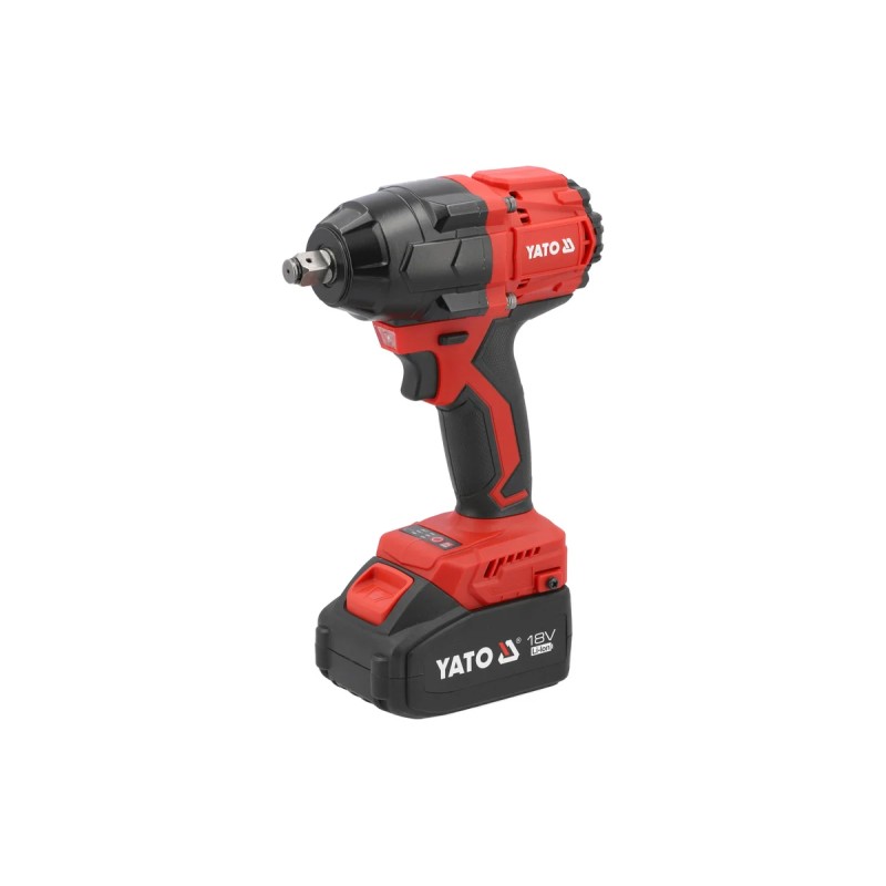 Гайковёрт ударный бесщёточный 18В 850N, два аккумулятора 4AH и зарядное устройство  YATO YT-8277935