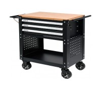 Тележка инструментальная на колесах с 3-мя ящиками 685X455X895MM YATO YT-55281