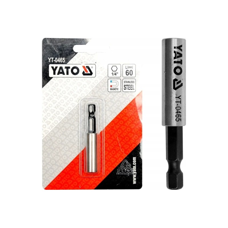 Держатель бит 1/4" 60мм YATO YT-0465