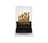 Набор сверл по металлу HSS-TiN 19 шт. 1-10мм YATO YT-44675