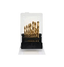 Набор сверл по металлу HSS-TiN 19 шт. 1-10мм YATO YT-44675