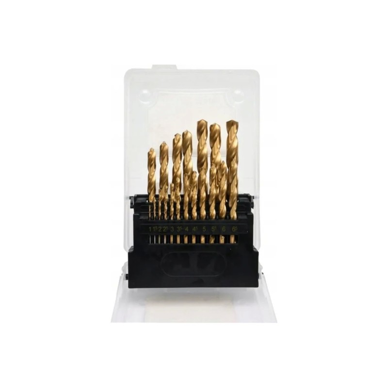 Набор сверл по металлу HSS-TiN 19 шт. 1-10мм YATO YT-44675