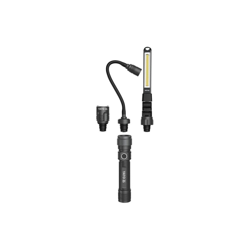 Лампа-переноска 3в1  380лм + чемодан  YATO YT-08521