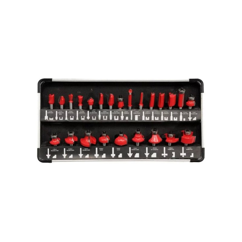 Набор фрез по дереву 24пр. YATO YT-6801