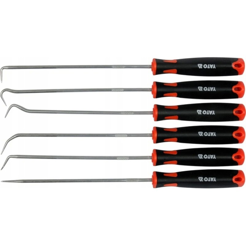 Набор длинных крючков 6 шт YATO YT-08428