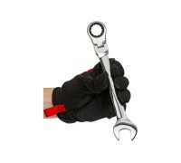 Ключ комбинированный с трещоткой и шарниром 18мм YATO YT-1684