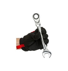 Ключ комбинированный с трещоткой и шарниром 18мм YATO YT-1684