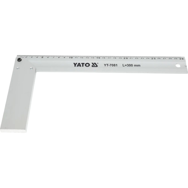Угольник столярный алюминиевый 300мм YATO YT-7081
