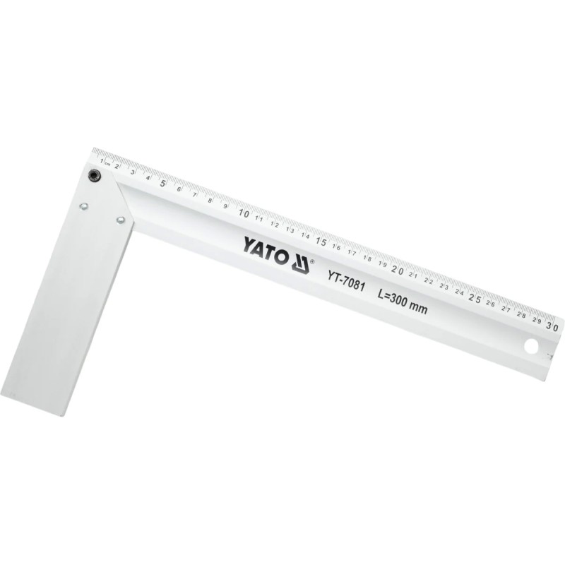 Угольник столярный алюминиевый 300мм YATO YT-7081