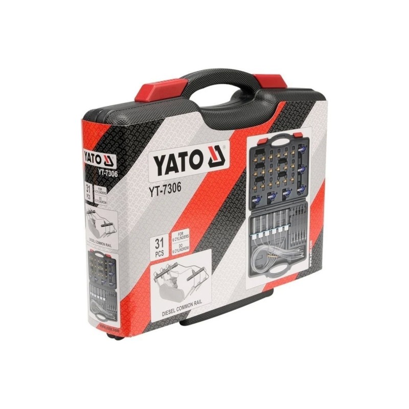 Набор диагностический для форсунок, переливной 31 предмет YATO YT-7306