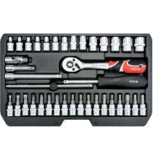 Набор торцевых головок и бит 1/4" 38пр.XS YATO YT-14471
