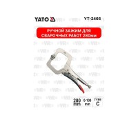 Зажим ручной для сварочных работ 280мм YATO YT-2466