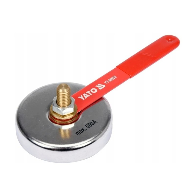 Сварочный магнитный заземляющий зажим 7кг, 500А YATO YT-08625
