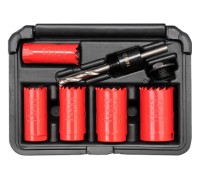 Набор биметаллических коронок 19-32 мм 7 предметов YATO YT-3382