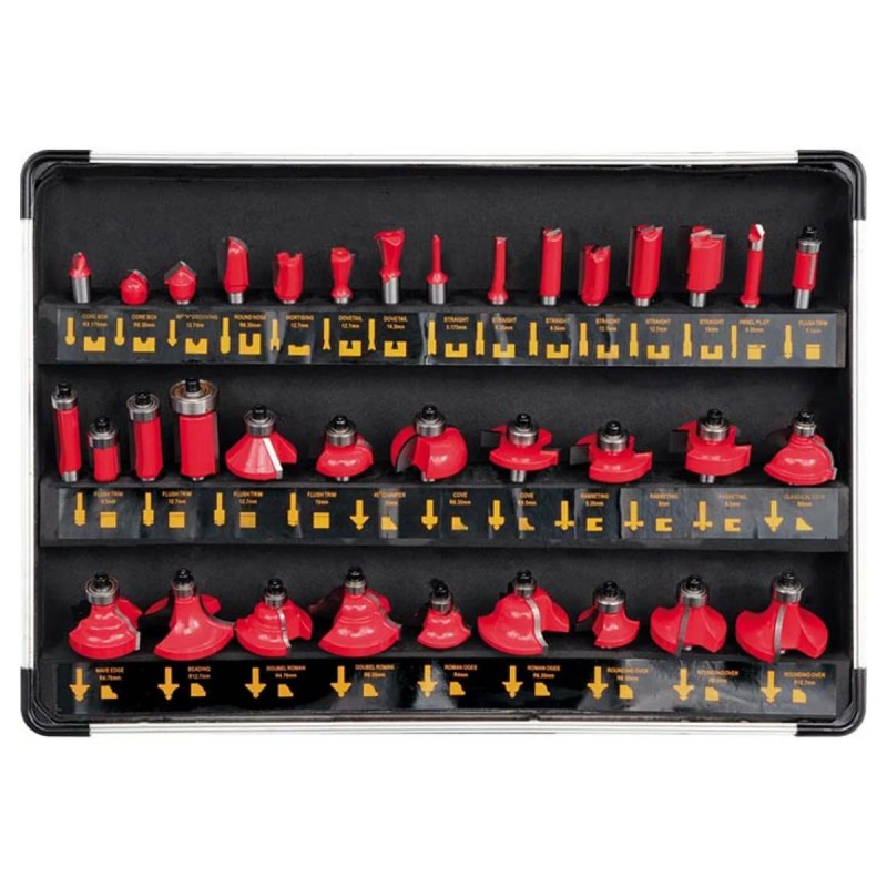 Набор фрез по дереву 35пр. YATO YT-6803