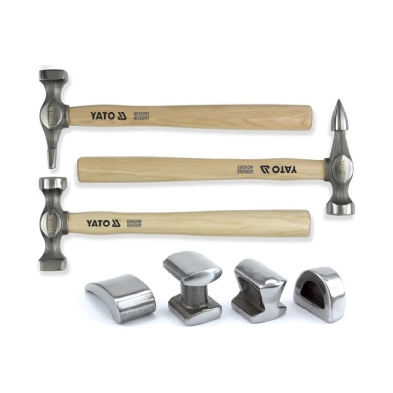 Молотки рихтовочные набор из 7шт. YATO YT-4590