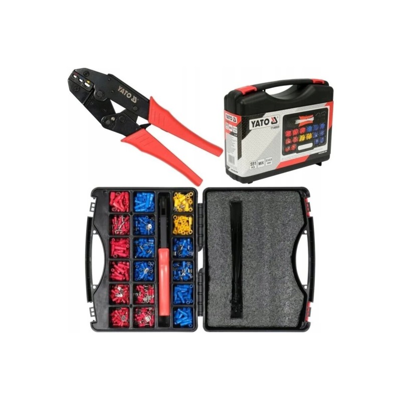 Набор кабельных наконечников с плоскогубцами YATO YT-068920