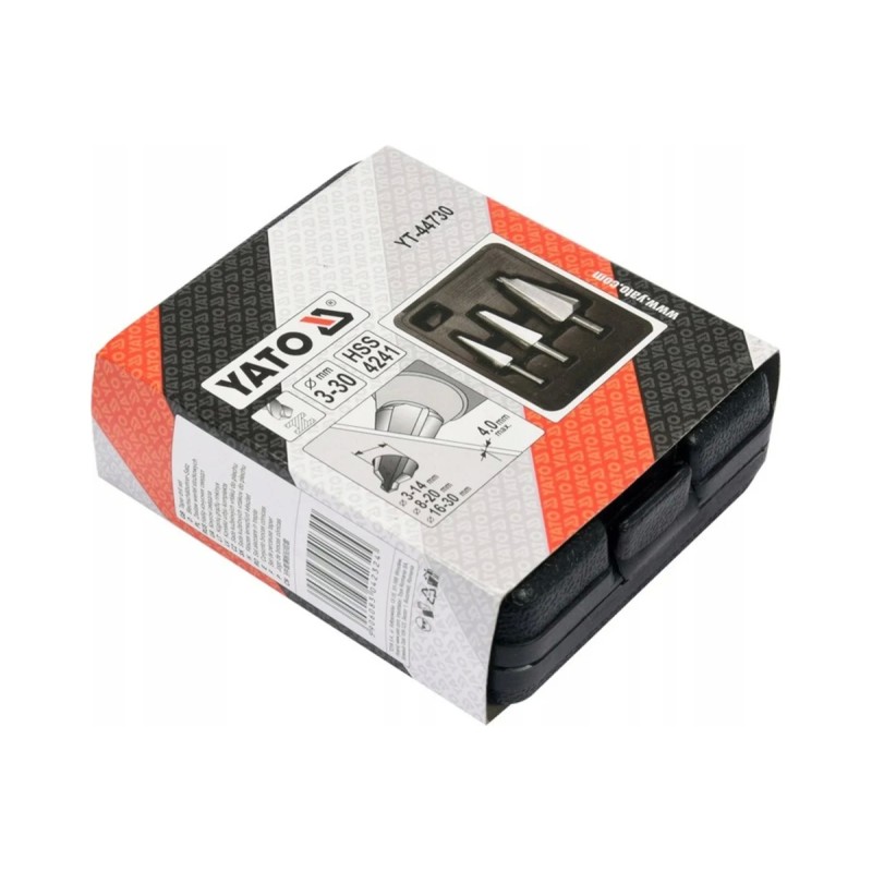 Набор конусных сверл 3шт  YATO YT-44730