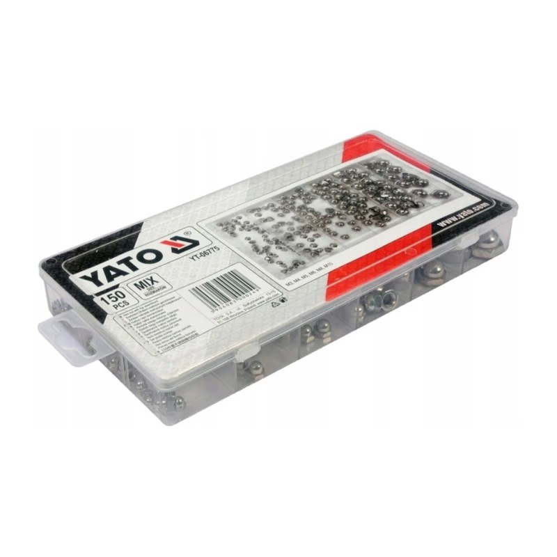 Набор гаек колпачковых,150 пр YATO YT-06775