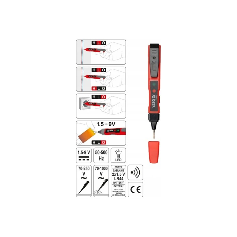 Отвертка-индикатор (звуковая) YATO YT-28631
