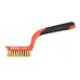 Щетка металлическая 5 рядов (изогнутая пластиковая ручка) YATO YT-6346