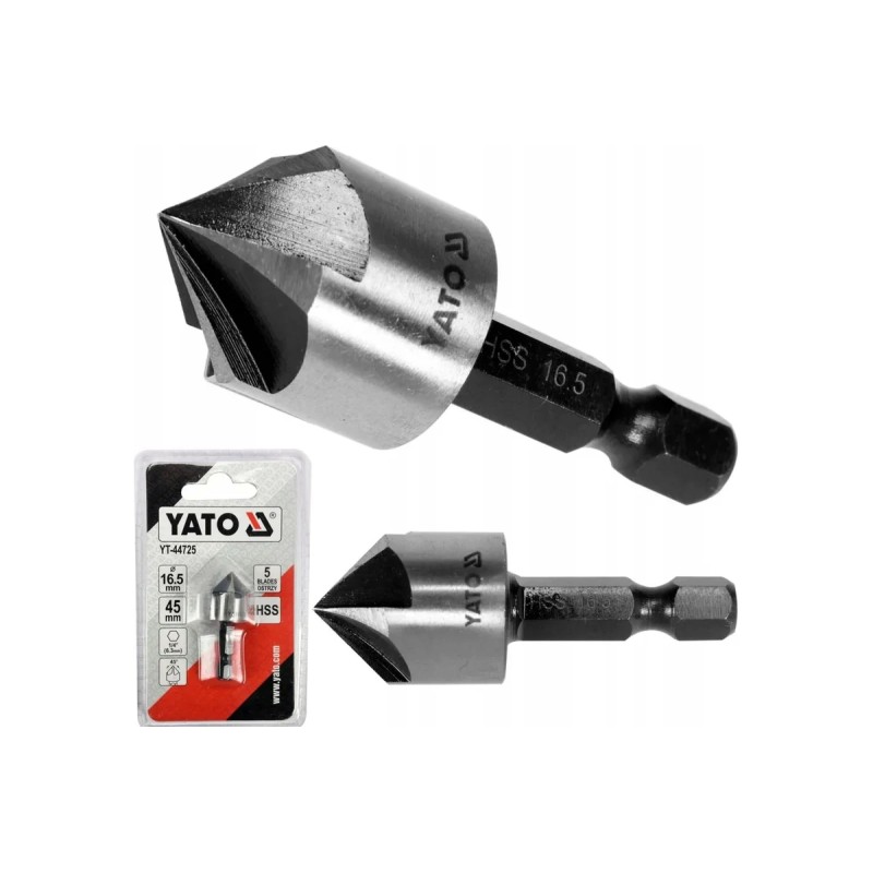 Конический зенкер 16,5мм HEX YATO YT-44725
