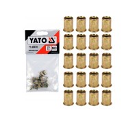 Заклепка резьбовая сталь М3, 20шт YATO YT-36470