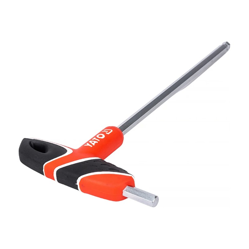 Шестигранник с Т-образной рукояткой 8мм с шаровой головкой YATO YT-05593