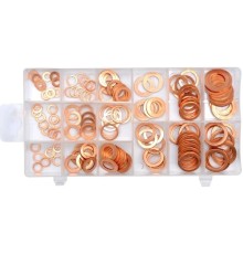 Набор медных колец 150шт YATO YT-06871