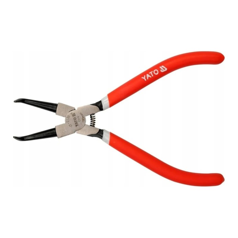 Съёмник стопорных колец загнутый (сжим) 180мм YATO YT-2139