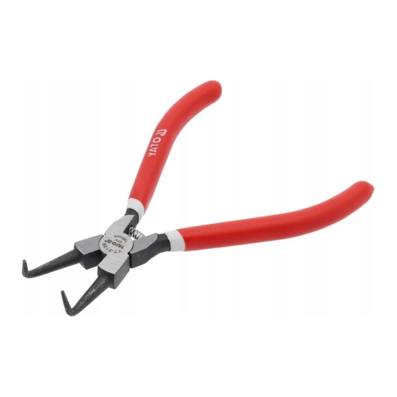 Съёмник стопорных колец загнутый (сжим) 180мм YATO YT-2139