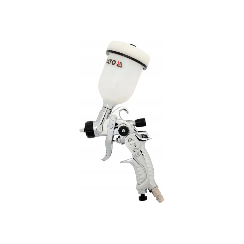 Краскопульт с верхним бачком HVLP 0,1л-0,8мм YATO YT-2357