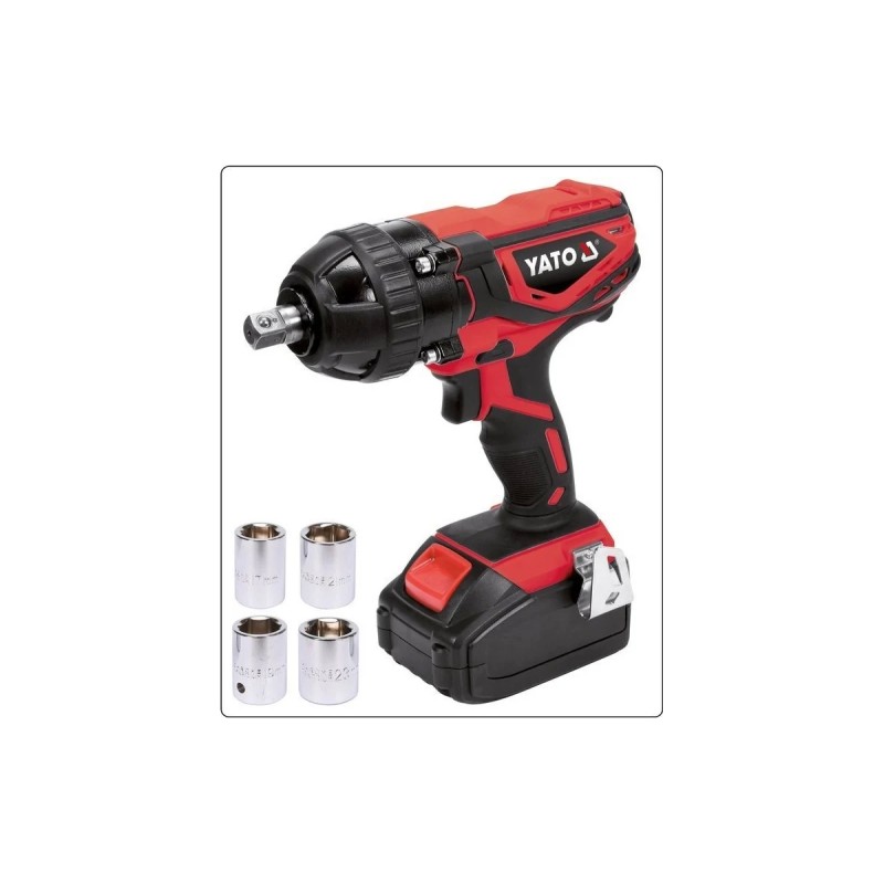 Аккумуляторный ударный гайковерт 18В 1/2" 300Нм  YATO YT-82804