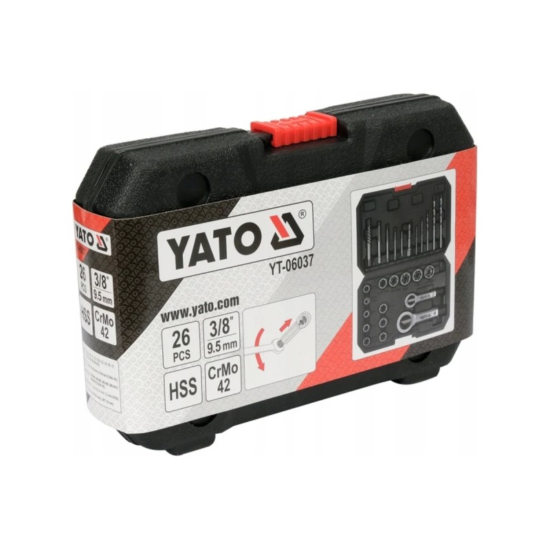 Набор головок для скрученных гаек YATO YT-06037