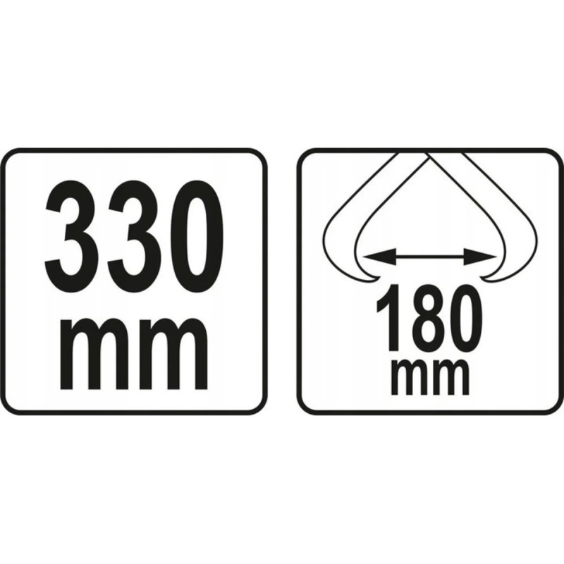 Ручной клещевой захват для бревен L-330мм YATO YT-79905