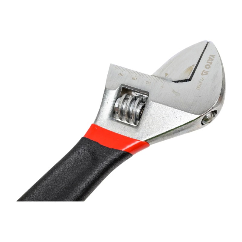 Ключ разводной с обрезиненной ручкой 300мм YATO YT-21653