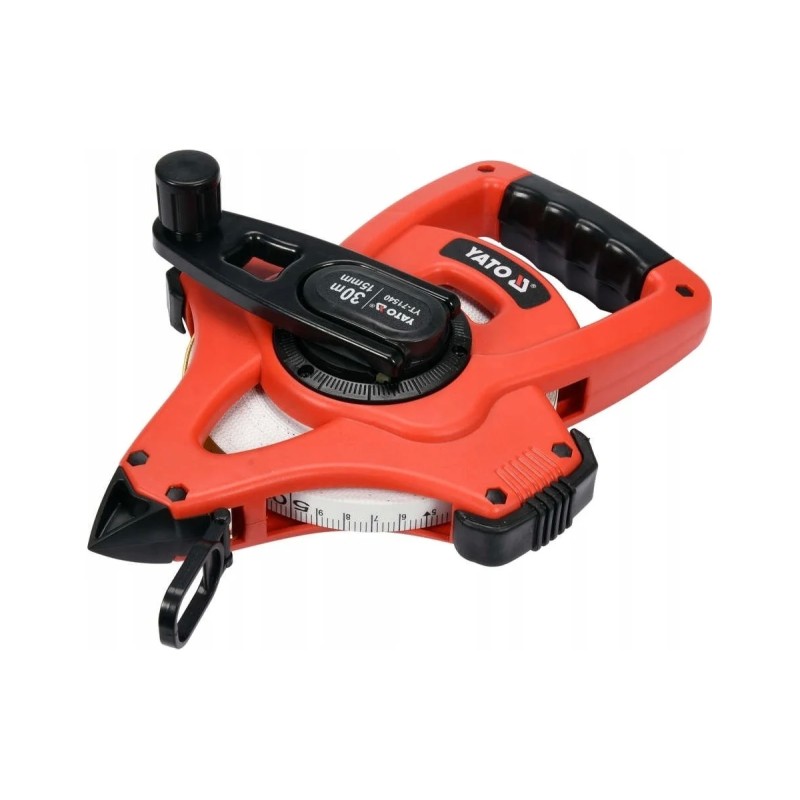 Мерная лента геодезическая фиберглассовая 30м х15мм  YATO YT-71540