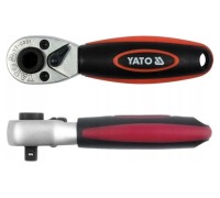 Трещотка  для бит и головок 1/4" CrV 106мм  YATO YT-0331