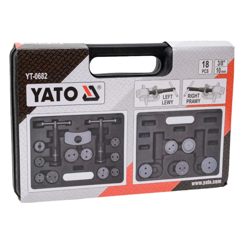 Набор сепараторов для тормозных суппортов 18 предметов YATO YT-0682