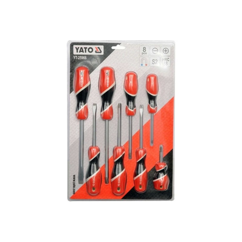 Набор отвёрток 8 пр. YATO YT-25966