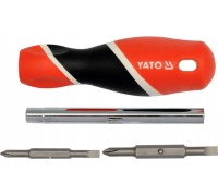 Отвёртка 
со сменными вставками "6 в 1" YATO YT-25971