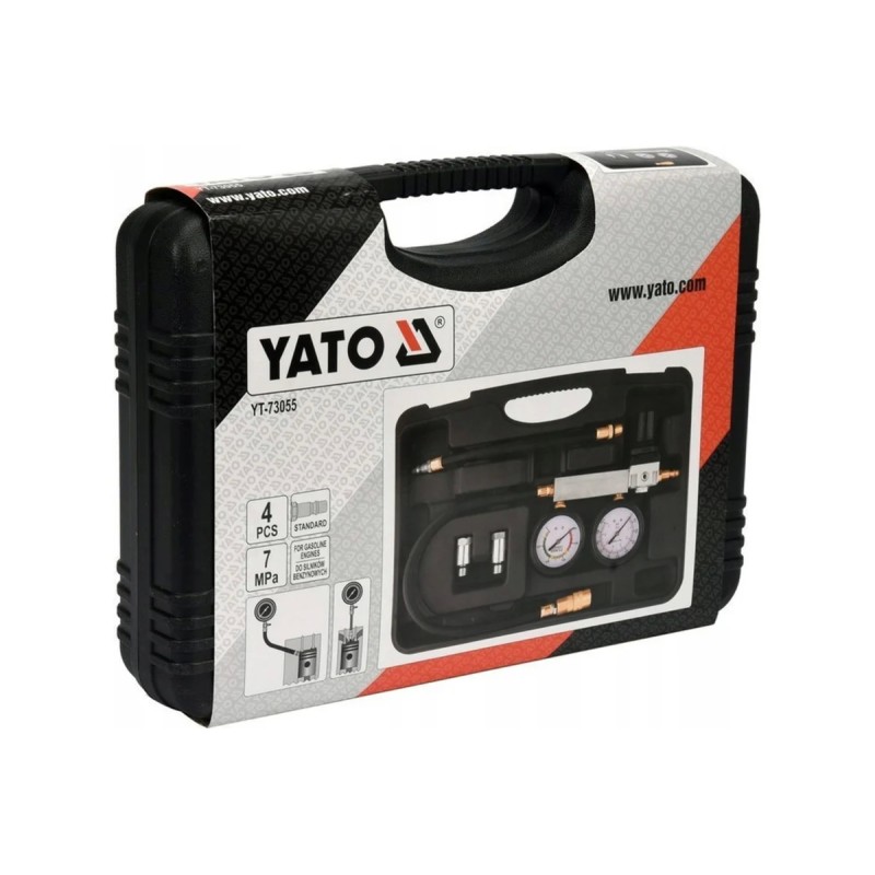 Замер компрессии и тест на утечки в цилиндрах YATO YT-73055